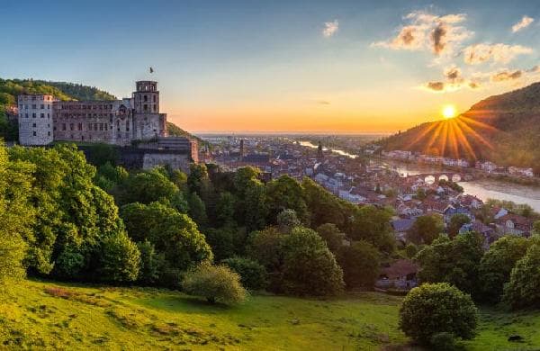 Frankfurt Day Tour A: Heidelberg + Rüdesheim + Rhine Valley Cruise