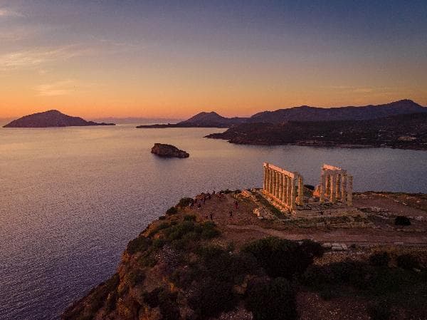 Athens, Greece Sunset Day Tour: Cape Sounion + Temple of Poseidon (English Tour)