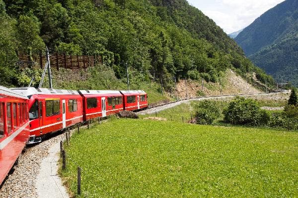 Day Trip from Milan, Italy: Swiss Alps and St. Moritz by Bernina Train (English-Speaking Tour)