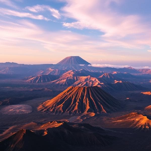 Surabaya, Indonesia C Route: 4 Days, 3 Nights: Tumpak Sewu Waterfall + Mount Bromo + Mount Ijen